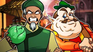 Morshu vs The Cabbage Merchant PowerPoint Rap Battles ft Snakebite126 Hazelmoth