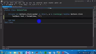 How to Formatting Date and time using user defined formats in VB NET 2012