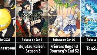All Upcoming Anime Of Winter 2026 
