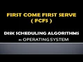 5 2 First Come First Serve FCFS with Example Disk Scheduling Algorithm Operating System