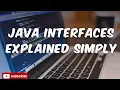Java Interface Explained Simply ll Java tutorial ll Part 33