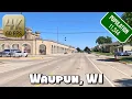 Driving Around Small Town Waupun WI in 4k