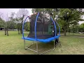 Mersco Rectangular overlapping trampoline