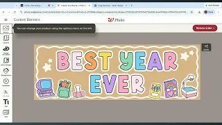 How to Upload a 2 x6 Classroom Banner to Print at Walgreens