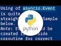 Python Asyncio - Pythonic way of waiting until condition satisfied