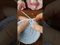 Crochet For beginners How to Invisible Join Double Crochet Stitch in Round