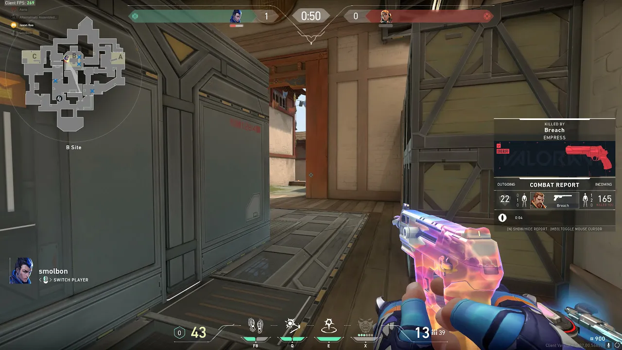 Valorant | Johanna 3K on Haven with Yoru footstep success!