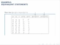 Logic Example Equivalent Statements
