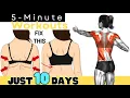 How to Lose BACK FAT and BRA BULGE Lose BACK FAT in 10 Days