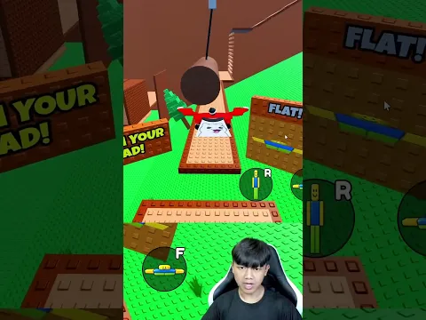 99% Aku GEPENG Di Tower Ini !! Roblox Squeeze Tower #shorts