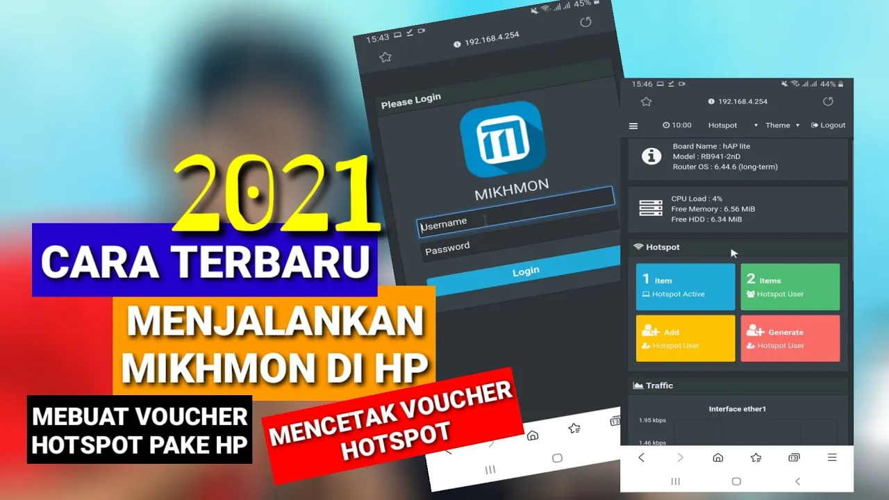 CARA CEPAT CETAK VOUCHER ( MIKHMON )