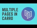 How to add mutiple pages on your Carrd website