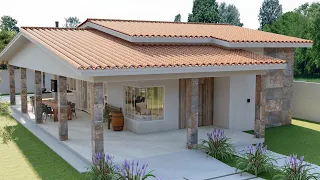 336 | Casa de campo maravilhosa | COM TELHAS COLONIAL |