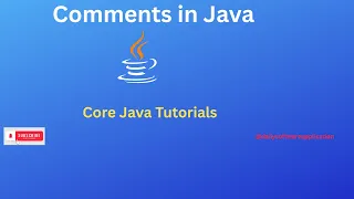 Comments in java