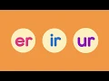 Phonics Chant er ir ur Double Letter Vowels Spotlight on One Phonics