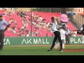 South Korean rhythmic gymnast Shin Soo-ji s first pitch