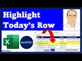 Conditionally Format Row in Schedule for Today s Date - Mixed Cell References EMT 1924