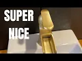 Wovier Brushed Gold Waterfall Faucet
