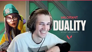 xQc Reacts to DUALITY // Official Lore Cinematic - VALORANT