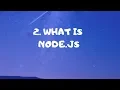 2 What is node js Node js tutorial for beginners in bangla part-2