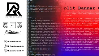 Split Banner On Page Scroll Using CSS Clip-path Html CSS Vanilla Javascript