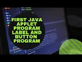 Building your first Applet in Java - Tutorial for beginners Introduction to Applet