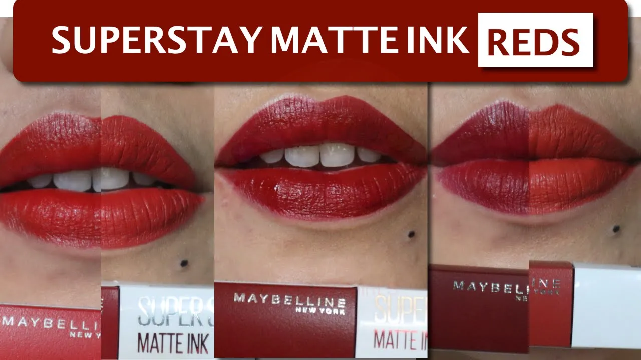 MAYBELLINE POWDER MATTE LIPSTICK SWATCH TERBARU | MOLITA LIN. 