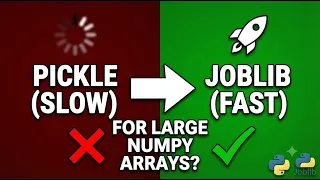Python Machine Learning Model Save Load Pickle vs Joblib