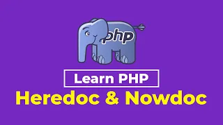 PHP Heredoc Nowdoc Learn PHP Bangla Tutorial