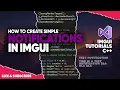 Dear ImGui C Create Simple Notifications for Your UI PopUp