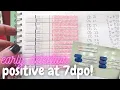 PREGNANCY TEST LINE PROGRESSION comparing early detection tests