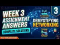 Demystifying Networking Week 3 Assignment Answers July 2026 NPTEL Complete Solutions