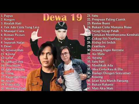 Download MP3 40 Lagu Terbaik DEWA 19 [ FULL ALBUM ] - Lagu Pop Indonesia Terbaik \u0026 Terpopuler Tahun 2000an