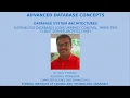ADVANCED DATABASE CONCEPTS - PART 9 DISTRIBUTED DATABASES