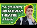 I tried the ultimate BROADWAY challenge every Broadway theatre in under 1 hour