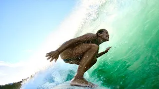 AMAZING HIDDEN SURF IN A small CARIBBEAN ANCHORAGE (from our boat)