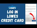 Lowes Credit Card Login How to Sign in to Lowe s CC Account Online 2024