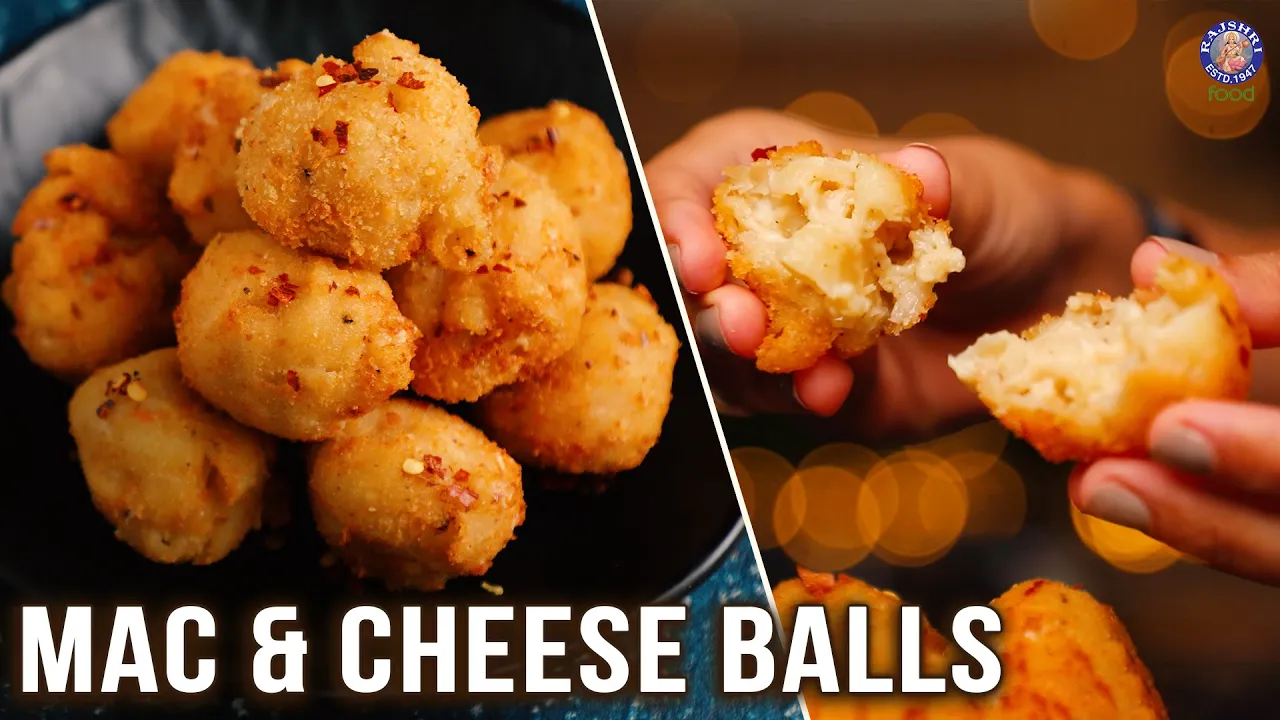 Mac And Cheese Balls Recipe   How to Make Mac And Cheese Balls   Quick And Easy Crispy Snack
