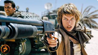 ambushed by smart zombies in vegas resident evil extinction milla jovovich ali larter