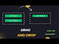 How To Create Drag Drop Using HTML CSS And JavaScript Drag And Drop In JavaScript Hindi