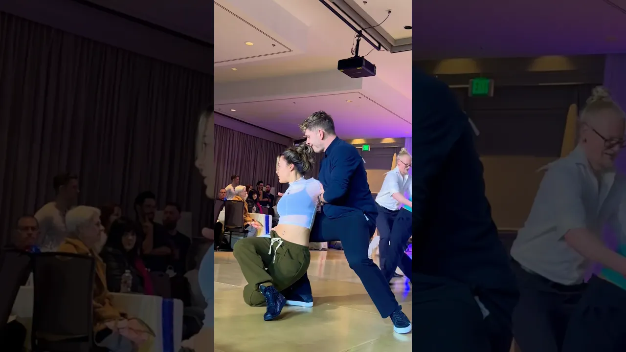 Still dizzy 😵 still groovin 🕺 #dance #westcoastswing #improvisation #dancevideo #moderndance