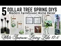 5 DOLLAR TREE DIYS MODERN FARMHOUSE BOHO HIGH END HOME DECOR SPRING PROJECTS