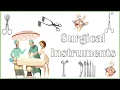 Basic Surgical Instruments With Their Names Uses Part 01