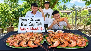 Hưng Vlog - Trò Chơi Trả Lời Câu Đố Ăn Đĩa Tôm Sú Nướng Nhanh Nhất Nhận Thưởng 500$