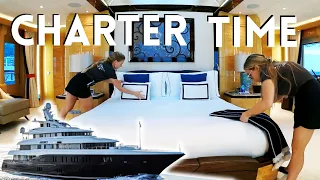 Charter Time! Super @yachtarience5061  and Chef @OliveOilandGasoline get ready.