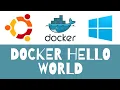 Docker Hello World docker pull ps run Docker for beginners