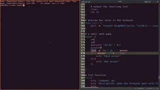 How to code a simple math game in bash