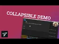 Demo of the Collapsible widget in Textual
