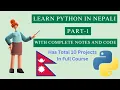 Python for Beginners in Nepali Learn Python from Scratch Step-by-Step Tutorial