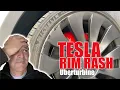 Tesla Model Y Curb Rash Repair - 21 Uberturbine Wheels